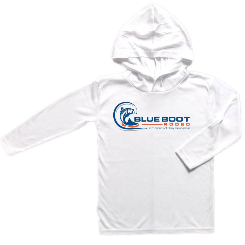 Infant White Long Sleeve Hoodie